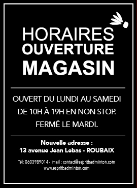 Votre Esprit Matériel Boutique À De Roubaix Badminton zpMGLqSUV